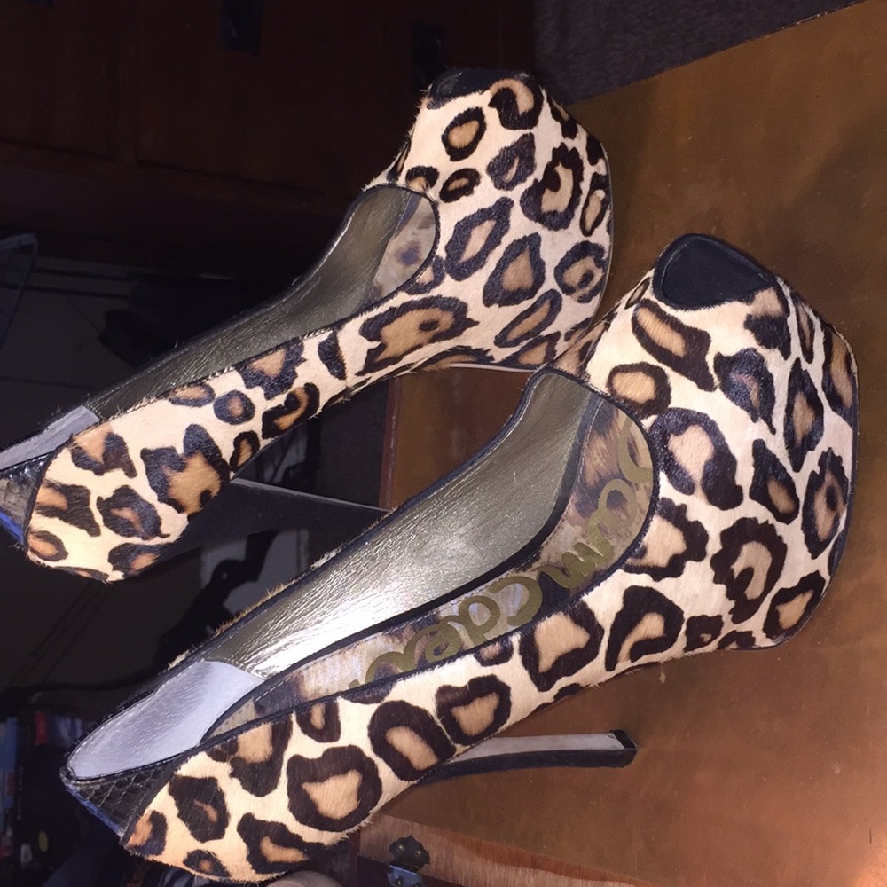 Sam Edelman ponyhair platforms